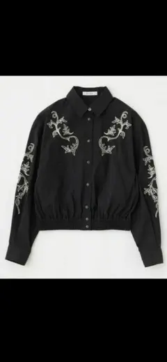 moussy WESTERNSHIRT ブルゾン 黒 ブラック 刺繍 カウボーイのサムネイル