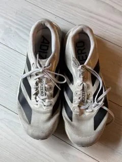 ADIZERO EVOSLランニングシューズ ホワイト/ブラック