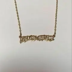 FUCKING AWESOME ロゴ ゴールド ネックレス