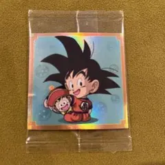 ドラゴンボール 挑戦士　シールウエハース超 孫悟空と孫悟飯　ホログラムシール