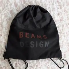 【新品未使用】 ビームス ナップサック ブラック