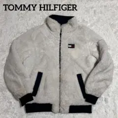 【2WAY】TOMMYHILFIGER フリース リバーシブル ジャケット M