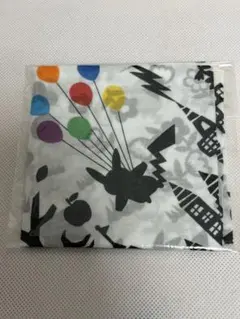 ポケモンセンター　シルエットストーリー　ピカチュウ　ハンカチ