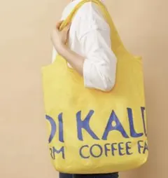KALDI イエロー エコバッグイエロー