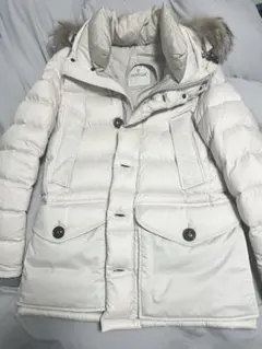 MONCLER ホワイト ダウンジャケット　ミリエロン モンクレール MONCLER 17-18AW コート ダウン ロング ミリエロン