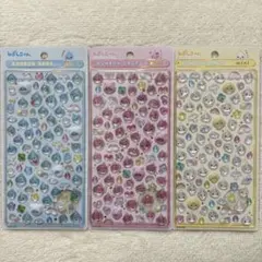 しずくちゃん他 ボンボンドロップシールミニ 3枚セット