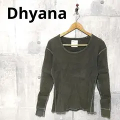 Dhyana ディアーナ レディース 厚手タイトサーマルカットソー 1