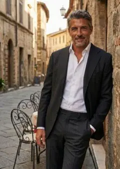 リングジャケット ロロピアーナ メンズテーラードジャケット 46