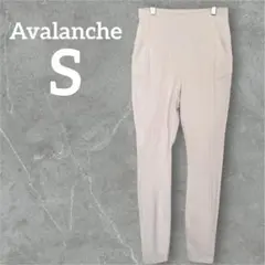 極美品 Avalanche ヨガパンツ【S】ピンクベージュ 裏起毛 スパッツ