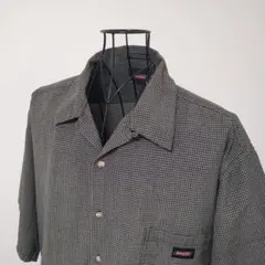 Dickies ワークシャツ オープンカラー 2XL