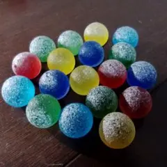 ビー玉シーグラス