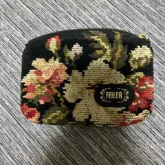 FEILER フラワー柄 ポーチ