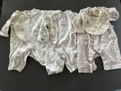 まとめ売り　プティマイン アカチャンホンポ　ロンパース　スタイ付き