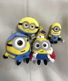 ミニオン ぬいぐるみ 王様 帽子 4個セット