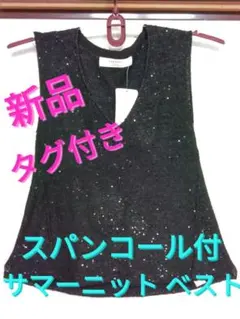 お値下げ♪♪♪　zaraknit　　ザラニット　サマーニット　ベスト