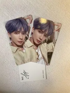 TXTトゥバ ♡SWEET アルバム 通常盤トレカ  メッセージカード テヒョン