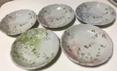 新品❤️宇野千代　美濃焼　桜皿５枚セット