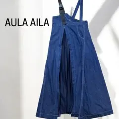 AULA AILA アシメトリー　ボリューム　ジャンパーデニムスカートのサムネイル