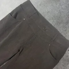 美品　美脚　スラックス パンツ　ブラック　グランジ ストレッチ　カジュアル