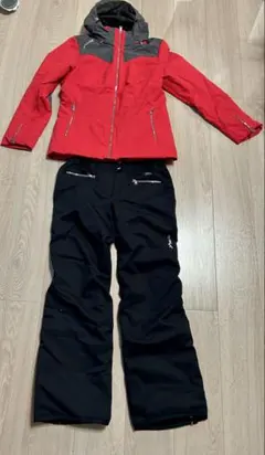 phenix フード付きスキーウェア 女性用 レッド