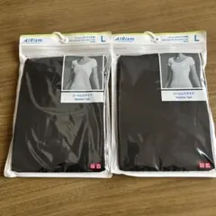 AIRism Uネックtシャツ 半袖　L サイズ　2枚セット