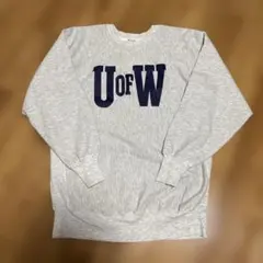 限定値下げ90s USA製 Champion リバースウィーブ 刺繍UofW