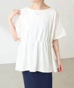 COLLAGE GALLARDAGALANTE　ウエストドロストカットソー