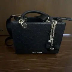 Maison de FLEUR ショルダーバッグ ブラック メゾンドフルール