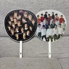 ジャニーズ ジャンボうちわ 2枚セット 体育の日 カウントダウン 2003-04