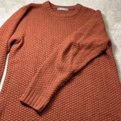 nano universe オレンジ ニットセーターL