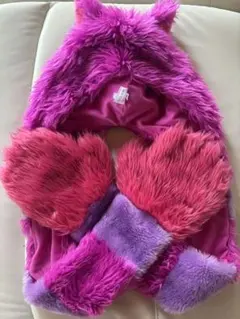 ディズニー チェシャ猫 マフラーキャップ - メルカリ