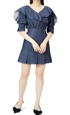 【新品未使用】snidel （スナイデル）フリルミニワンピース