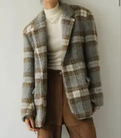 クヌースマーフ 美品 2way jacket outer/graycheck - メルカリ