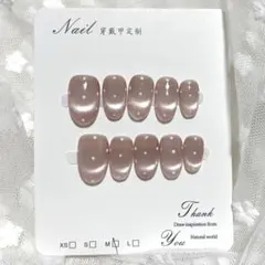こ*い様 ハンドメイドネイルチップ♡Mサイズ♡ピンク系　ドット柄のサムネイル