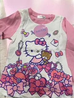 ハローキティ パジャマ長袖　 ピンク 100cm~