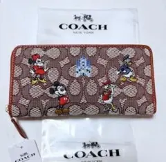 激レア　コーチcoach 財布　長財布　ディズニー DISNEY 新品