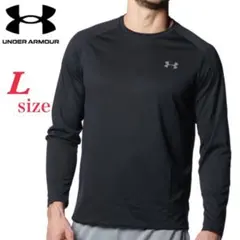 新品未使用　アンダーアーマー UAテック 2.0 長袖 Tシャツ ブラック　L