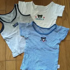 DOUBLE.B 肌着100センチ　3枚セット