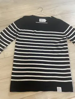 AZUL BY MOUSSY ボーダー Vネック ニット 長袖Sサイズのサムネイル