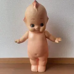 レトロ・ビンテージ】大きなキューピー人形 赤い羽根つき 全長約56cm