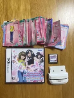 オシャレ魔女ラブandベリー　DS カセット、カードリーダー、カード74枚