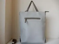 フィオレッリ☆A4対応☆2WAYトートバッグ(ショルダー付き)グレー