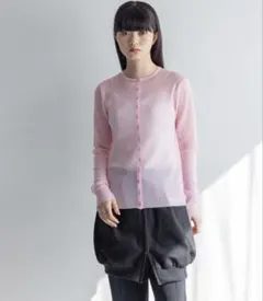 新品タグ付きyuw シアーラメニットカーディガン