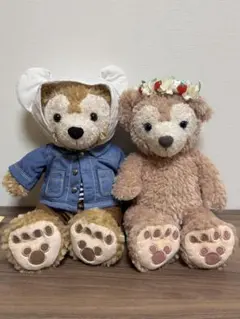 ダッフィー　シェリーメイ　ぬいぐるみ　Disney コスチューム付き