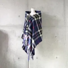 TWEEDMILLツイードミルBRITISHMADE大判チェック柄ウールストール