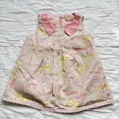panpantutu リボン柄 ワンピース 90センチ　パンパンチュチュのサムネイル