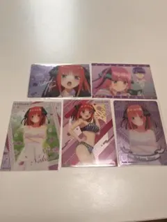 五等分の花嫁 中野二乃 カード 5枚セット
