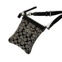 美品 正規品 コーチ COACH ミニショルダーバッグ シグネチャー サコッシュ
