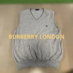 BURBERRY グレー Vネック ベスト LLのサムネイル