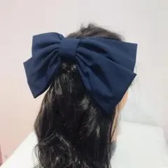 新品未使用！ハイカラさん風 大きめなリボンバレッタ 卒業式 袴